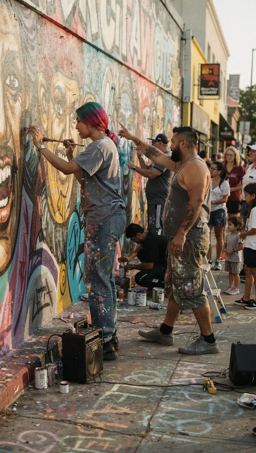 Vibrant regional festival showcasing local culture and community impact